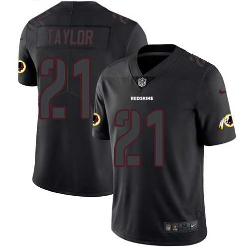 Nike Washington Redskins #21 Sean Taylor Black Men's Stitched NFL Limited Rush Impact Jersey