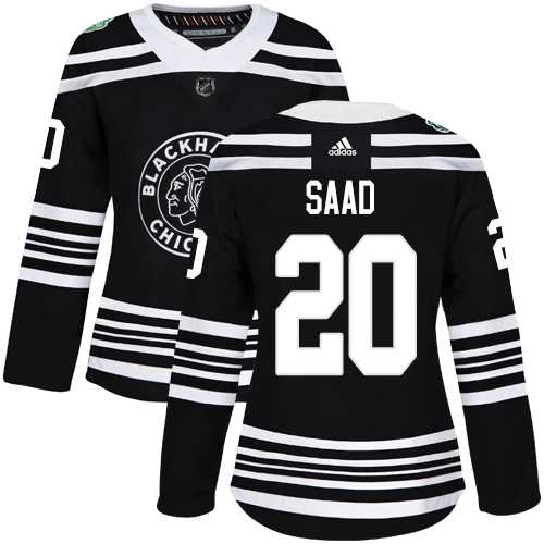 Women's Adidas Chicago Blackhawks #20 Brandon Saad Black Authentic 2019 Winter Classic Stitched NHL Jersey Women's Adidas Chicago Blackhawks #20 Brandon Saad Black Authentic 2019 Winter Classic Stitched NHL Jersey