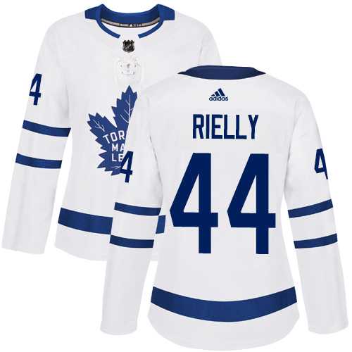 Women's Adidas Toronto Maple Leafs #44 Morgan Rielly White Road Authentic Stitched NHL Jersey