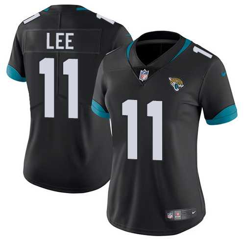 Women's Nike Jacksonville Jaguars #11 Marqise Lee Black Team Color Stitched NFL Vapor Untouchable Limited Jersey