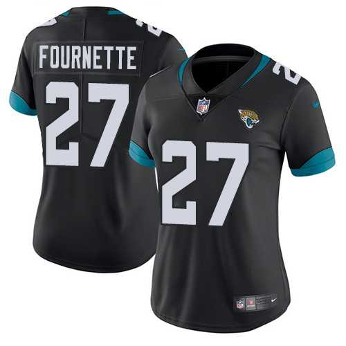 Women's Nike Jacksonville Jaguars #27 Leonard Fournette Black Team Color Stitched NFL Vapor Untouchable Limited Jersey