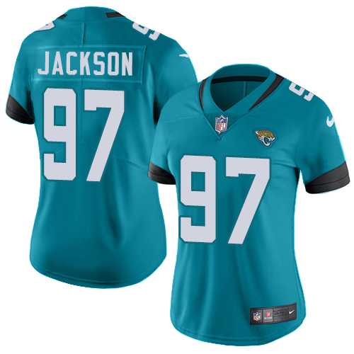 Women's Nike Jacksonville Jaguars #97 Malik Jackson Teal Green Alternate Stitched NFL Vapor Untouchable Limited Jersey