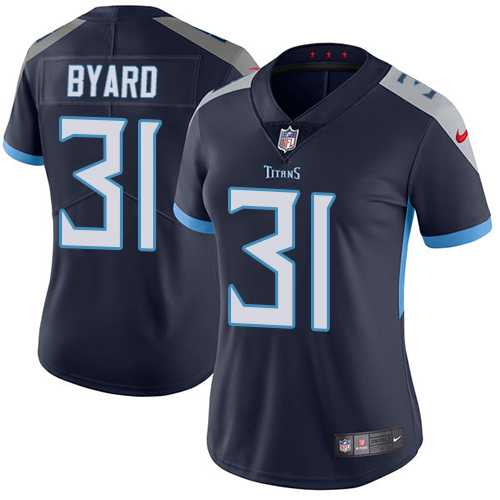 Women's Nike Tennessee Titans #31 Kevin Byard Navy Blue Team Color Stitched NFL Vapor Untouchable Limited Jersey
