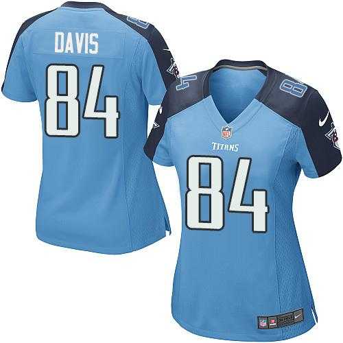 Women's Nike Tennessee Titans #84 Corey Davis Light Blue Alternate Stitched NFL Elite Jersey