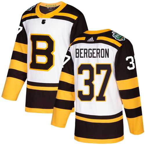 Youth Adidas Boston Bruins #37 Patrice Bergeron White Authentic 2019 Winter Classic Stitched NHL Jersey Youth Adidas Boston Bruins #37 Patrice Bergeron White Authentic 2019 Winter Classic Stitched NHL Jersey
