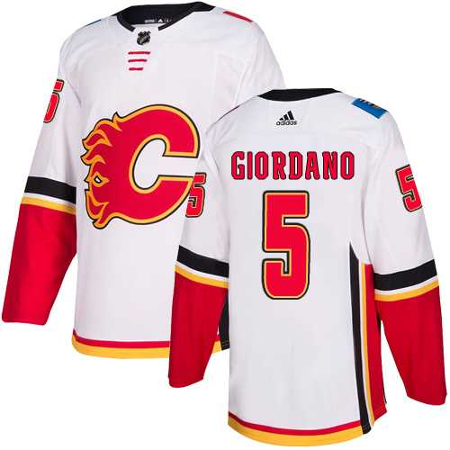 Youth Adidas Calgary Flames #5 Mark Giordano White Road Authentic Stitched NHL Jersey Youth Adidas Calgary Flames #5 Mark Giordano White Road Authentic Stitched NHL Jersey