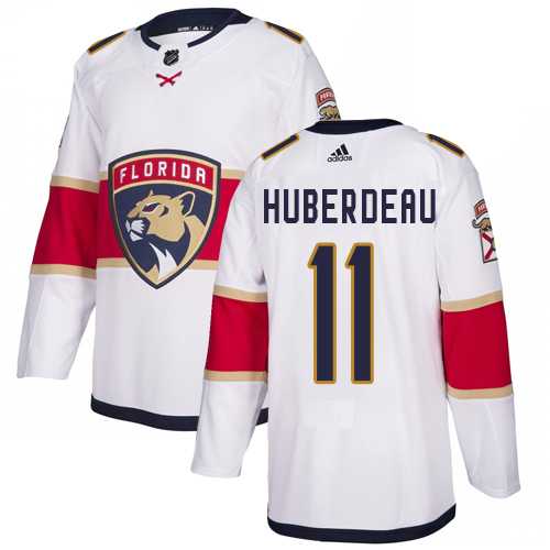 Youth Adidas Florida Panthers #11 Jonathan Huberdeau White Road Authentic Stitched NHL Jersey