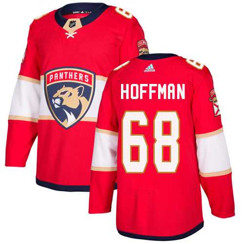 Youth Adidas Florida Panthers #68 Mike Hoffman Red Home Authentic Stitched NHL Jersey