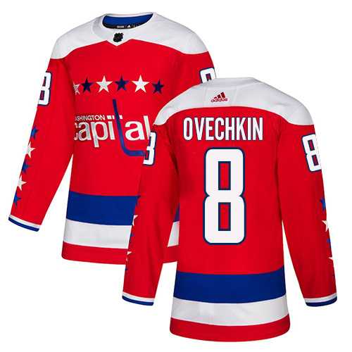 Youth Adidas Washington Capitals #8 Alex Ovechkin Red Alternate Authentic Stitched NHL Jersey