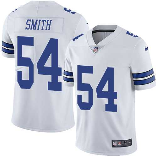 Youth Nike Dallas Cowboys #54 Jaylon Smith White Stitched NFL Vapor Untouchable Limited Jersey