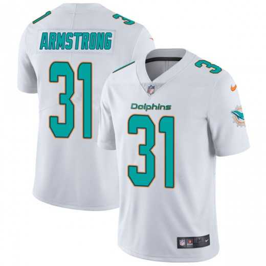 Youth Nike Miami Dolphins #31 Cornell Armstrong White Stitched NFL Vapor Untouchable Limited Jersey