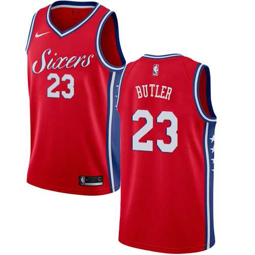 Youth Nike Philadelphia 76ers #23 Jimmy Butler Red NBA Swingman Statement Edition Jersey