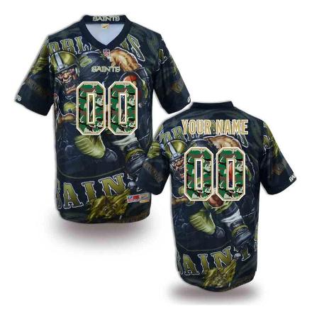 Nike New Orleans Saints Camo Number Customized NFL Jerseys