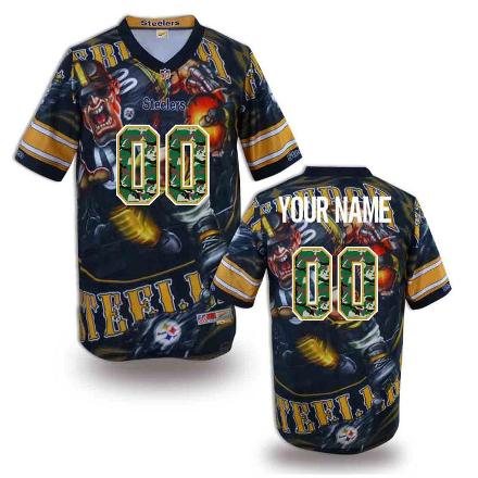 Nike Pittsburgh Steelers Camo Number Customized NFL Jerseys