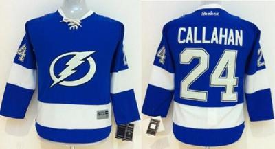 Women Tampa Bay Lightning #24 Ryan Callahan Blue NHL Jersey
