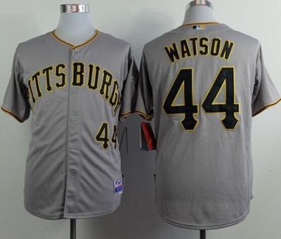 Pittsburgh Pirates #44 Tony Watson Grey Cool Base Stitched MLB Jersey