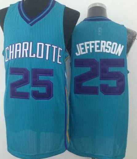 Charlotte Hornets 25 Al Jefferson Green Revolution 30 NBA Jersey
