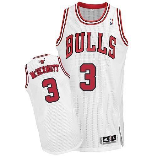 Chicago Bulls 3 Doug McDermott White Swingman NBA Jersey