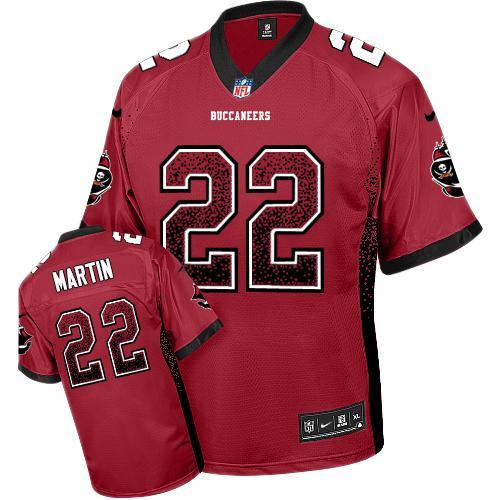 Youth Nike Tampa Bay Buccaneers #22 Doug Martin Red Team Color Stitched Drift Fashion Elite NFL Jersey