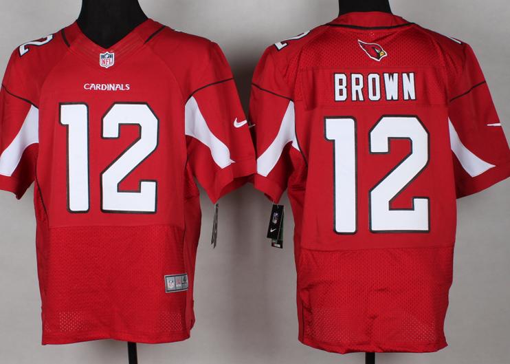 Nike Arizona Cardinals #12 John Brown Red Elite NFL Jersey