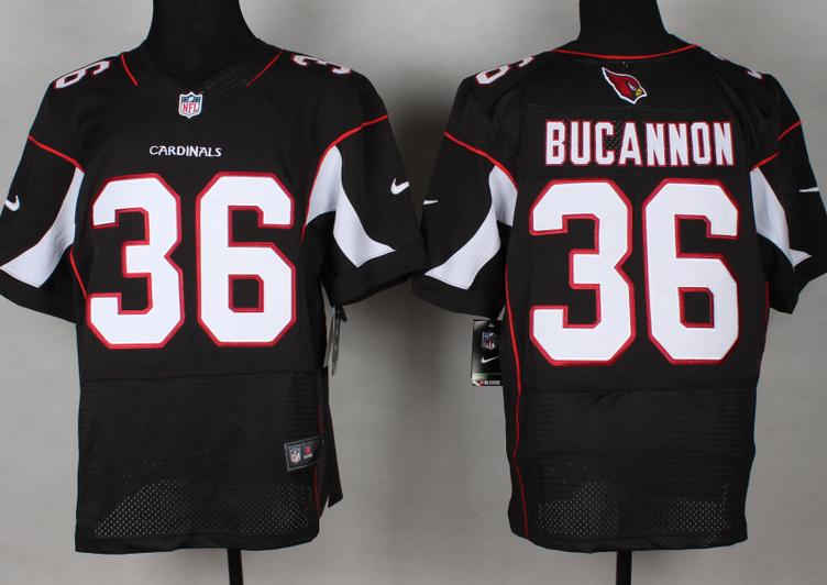 Nike Arizona Cardinals #36 Deone Bucannon Black Elite NFL Jersey