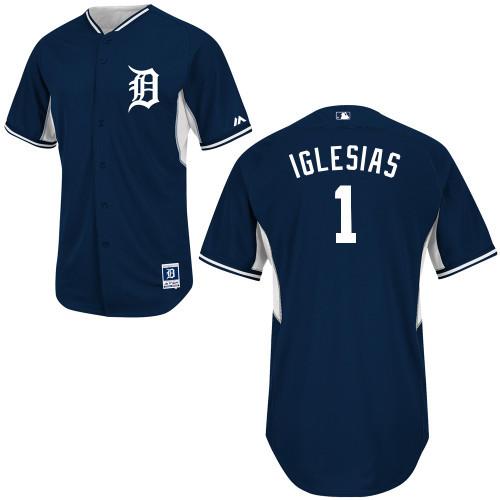 Detroit Tigers #1 Jose Iglesias Blue Authentic 2014 Cool Base BP MLB Jersey Detroit Tigers #1 Jose Iglesias Blue Authentic 2014 Cool Base BP MLB Jersey