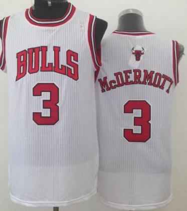 Chicago Bulls 3 Doug McDermott White Revolution 30 NBA Jerseys