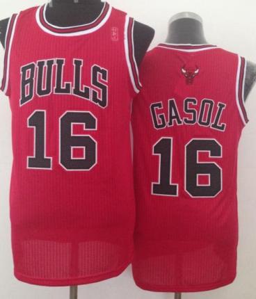 Chicago Bulls #16 Pau Gasol Red Revolution 30 NBA Jerseys