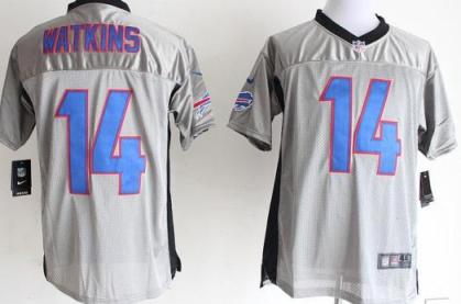 Nike Buffalo Bills #14 Sammy Watkins Grey Shadow NFL Jerseys