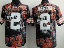 Nike Cleveland Browns #2 Johnny Manziel Fanatical Version NFL Jerseys