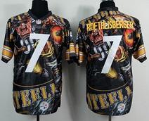 Nike Pittsburgh Steelers 7 Ben Roethlisberger Fanatical Version NFL Jerseys