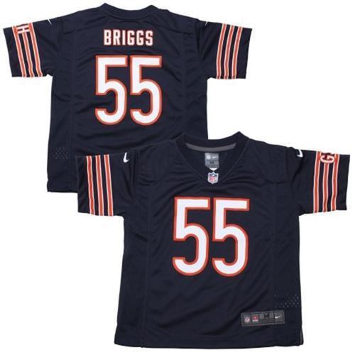 Baby Nike Bears 55 Lance Briggs Navy Blue Team Color Stitched NFL Jersey