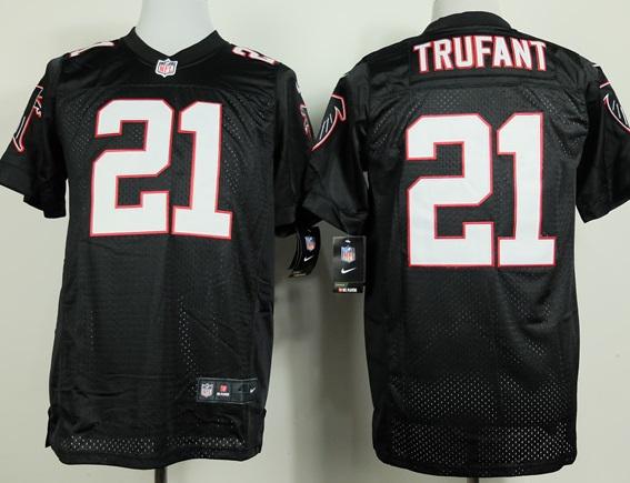 Nike Atlanta Falcons #21 Desmond Trufant Black Elite NFL Jersey