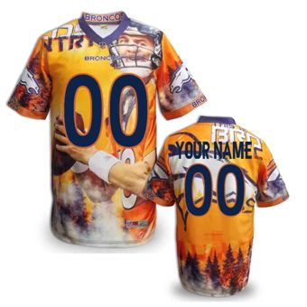 Denver Broncos Customized Fanatical Version NFL Jerseys-0014