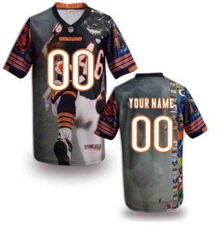 Chicago Bears Customized Fanatical Version NFL Jerseys-008