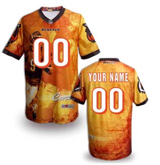 Cincinnati Bengals Customized Fanatical Version NFL Jerseys-006