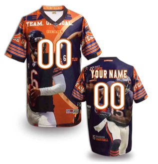 Chicago Bears Customized Fanatical Version NFL Jerseys-0015