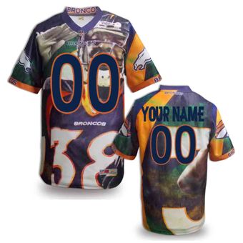 Denver Broncos Customized Fanatical Version NFL Jerseys-007