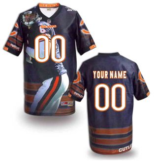 Chicago Bears Customized Fanatical Version NFL Jerseys-006