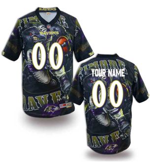 Baltimore Ravens Customized Fanatical Version NFL Jerseys-001