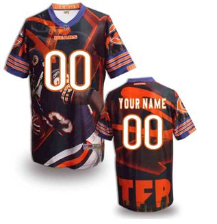 Chicago Bears Customized Fanatical Version NFL Jerseys-0012