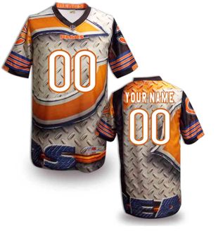 Chicago Bears Customized Fanatical Version NFL Jerseys-0011