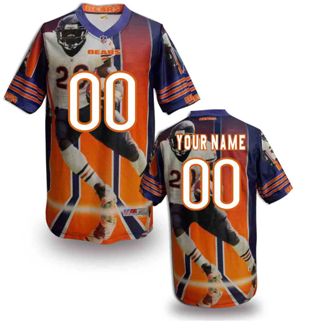 Chicago Bears Customized Fanatical Version NFL Jerseys-009
