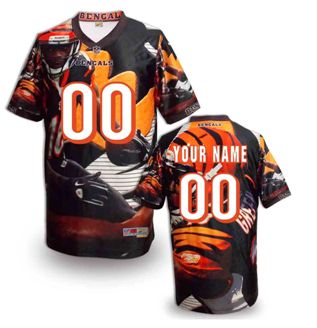 Cincinnati Bengals Customized Fanatical Version NFL Jerseys-0011