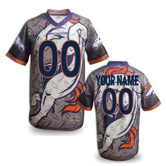 Denver Broncos Customized Fanatical Version NFL Jerseys-009