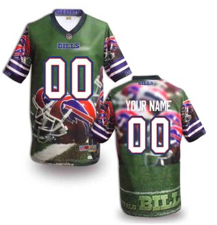 Buffalo Bills Customized Fanatical Version NFL Jerseys-003