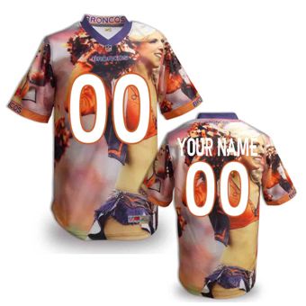 Denver Broncos Customized Fanatical Version NFL Jerseys-0010