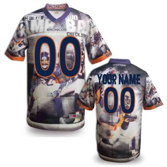 Denver Broncos Customized Fanatical Version NFL Jerseys-008
