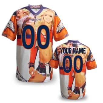 Denver Broncos Customized Fanatical Version NFL Jerseys-0012