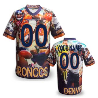 Denver Broncos Customized Fanatical Version NFL Jerseys-0011